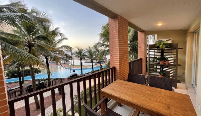 Apartment inside a beachfront hotel in Aquiraz