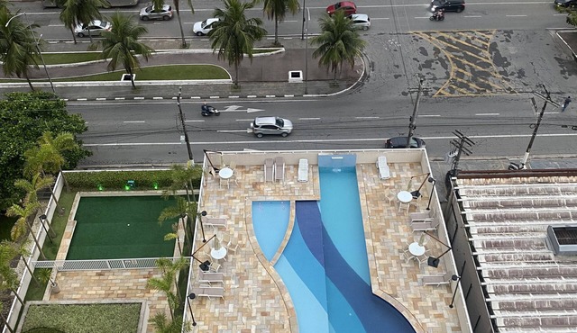 Apartment with barbecue grill in SP