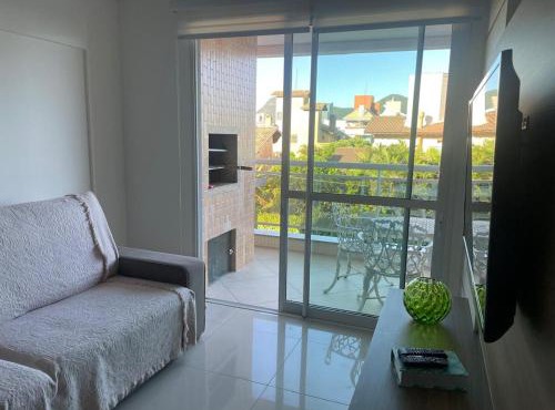 Apt Pé na Areia Floripa - Praia dos Açores - Churrasqueira na Varanda e Piscina