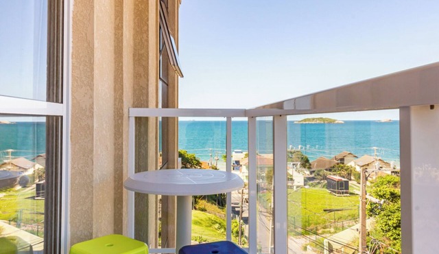 Apto c/Vista Deslumbrante, 50m da Praia ING9301