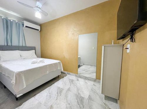 Apto com Ar, Smart TV e Wi-Fi - 5 min da Praia