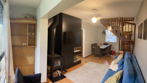Apto duplex em Gramado com churrasqueira