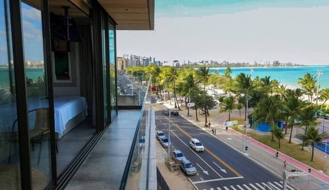 Apto Luxo Premium, Beira Mar, varanda. Newtime in Maceió
