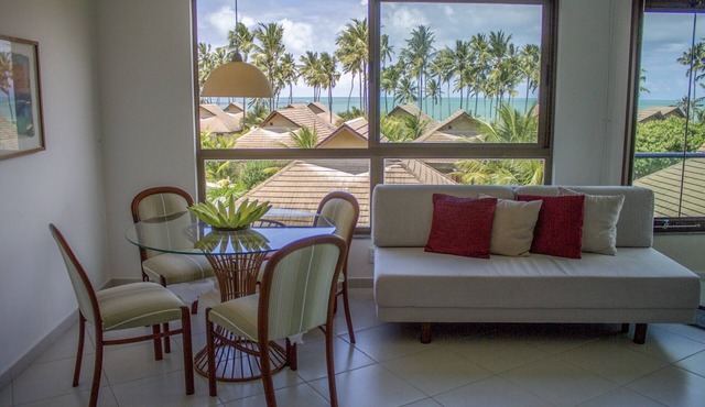 Beachfront apartment. 1 bedroom - Fully equipped = Best location in the resort. in Tamandaré