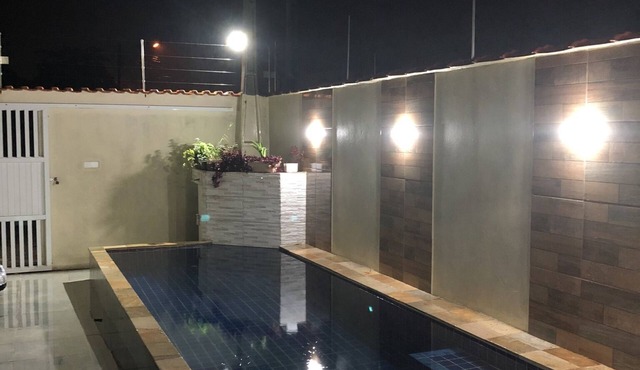 Beautiful house with pool. in Itanhaém
