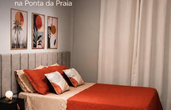Beautiful studio one block from the beach in Santos