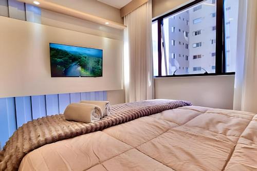 Belo Apartamento no Batel Com Ar condicionado Q/F