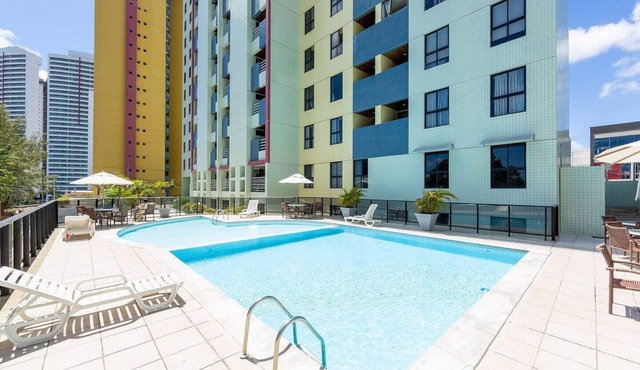 BR Paradise Flat 1706 - NBI - Vista x Mar Ponta Negra in Natal