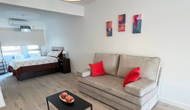 Brand new studio in Almagro with rooftop terrace, bathtub and balcony | Hospital Italiano, audiovisual hub & Av. Corrientes in Buenos Aires