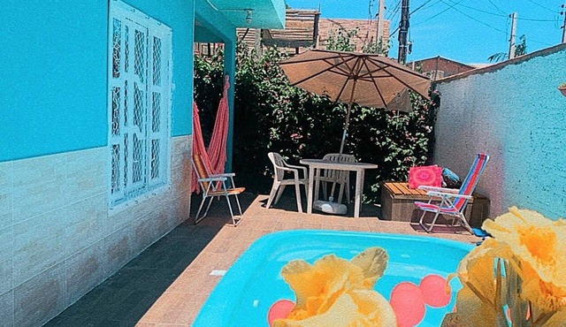 Casa Jardim Secreto. Comodidade e Diversão Próxima da Praia