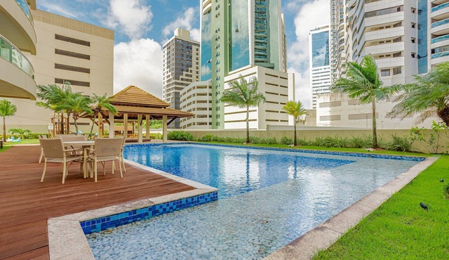 CA01 Beautiful studio 200m from Salvador Shopping in Salvador