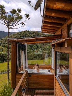Cabana Romântica em Bom Retiro