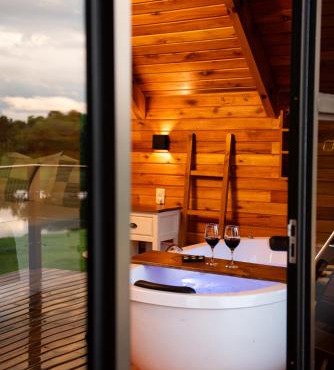 Cabana Terra - Hidro, Café da manhã, Vista para o lago