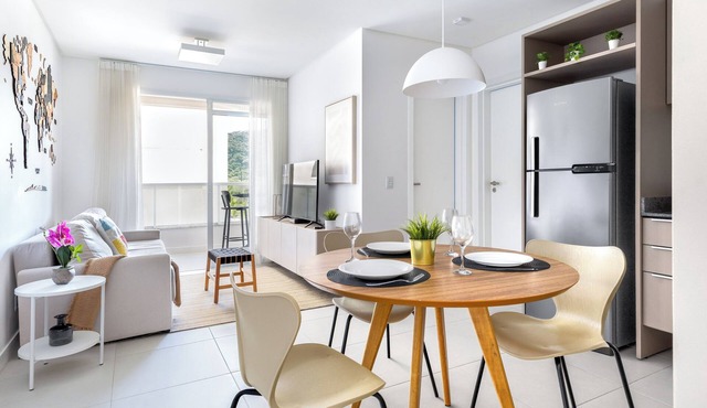 Cannes Breeze By The Sea 1Bed with Sofa bed/Pool/Gym/Patio/Barbecue