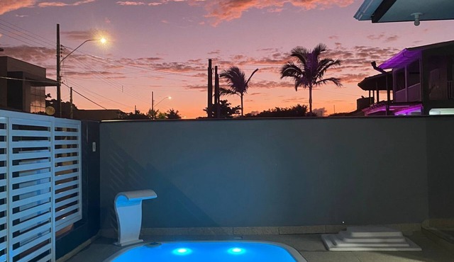 Casa com Piscina a 200m da Praia - Mar Aberto, Pinheira
