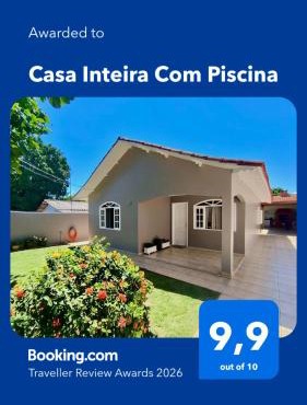 Casa Aconchego da Fronteira 3 Quartos com Piscina