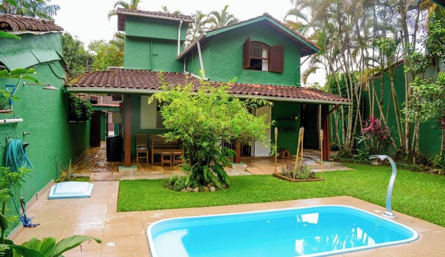 Casa Completa c/Piscina e 500m da Praia -3 Quartos in São Sebastião