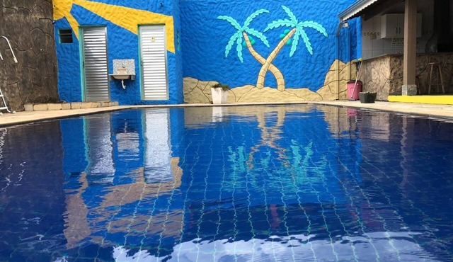 Chácara Mariana 2 - Heated pool, party hall, soccer field