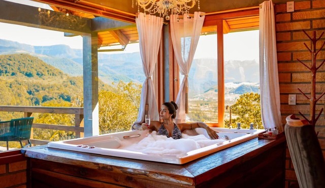 Chalet 2 - Mountain Range: Design with Hot Tub in the Canyons - Comfort 7km from the Center