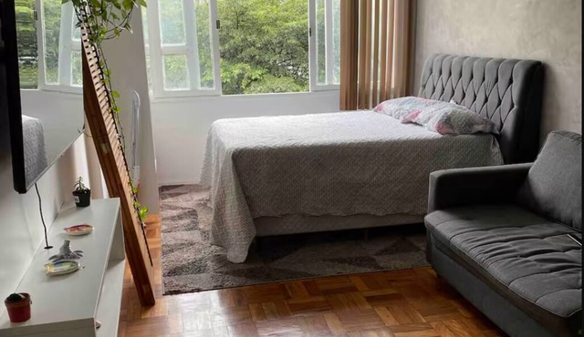 Charming 1-bedroom loft in downtown Rio de Janeiro.