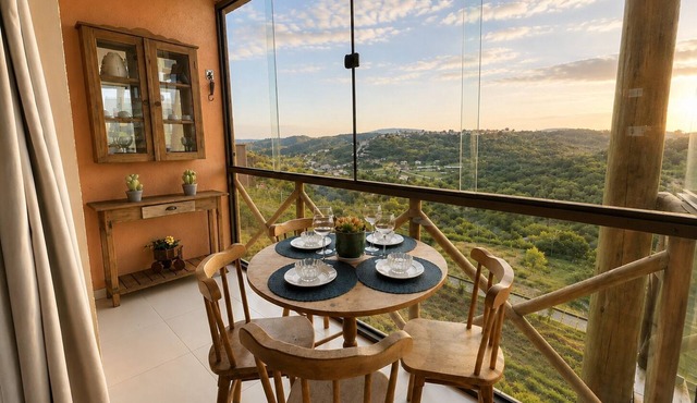 Charming apartment in Sonhos da Serra in Bananeiras