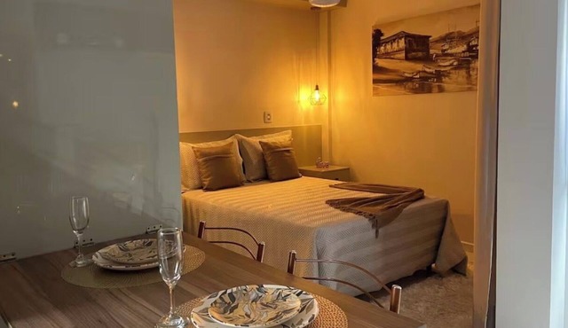 Charming studio apartment with parking space. Near Anália Franco and Tatuapé Shopping Malls.