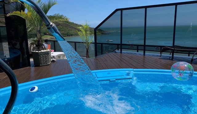 Cobertura Duplex Beira Mar Praia do Morro, Guarapari