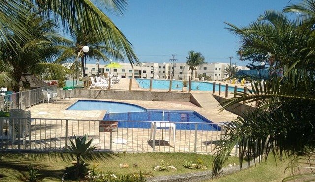 Comfortable apartment with a club and a full-service recreation area. in São Pedro da Aldeia