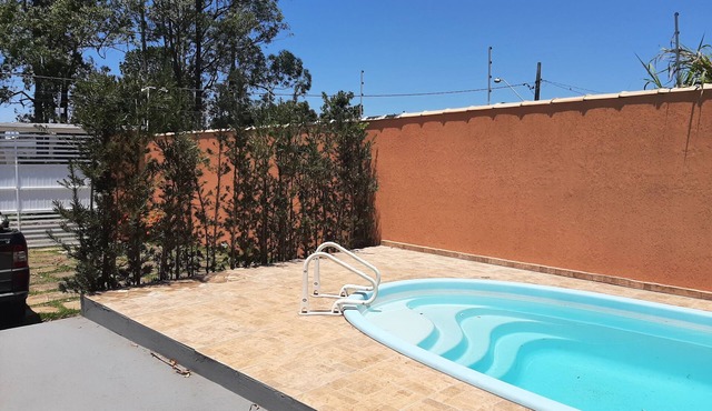 Comfortable house with pool and garden in Peruíbe