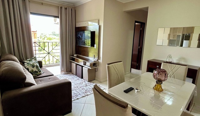 Cozy apartment (1 suite, 1 single bedroom) 3 minutes from downtown Foz do Iguaçu.