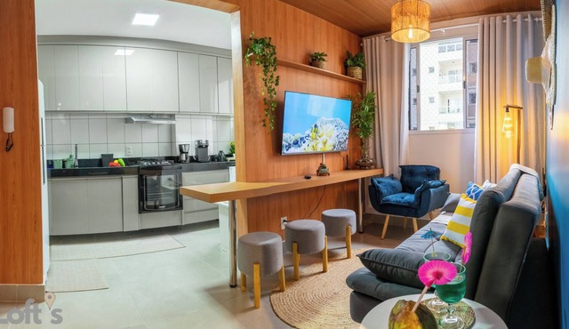 Cozy apartment in the South Zone of Uberlândia-MG - near Praia Clube. in Uberlândia