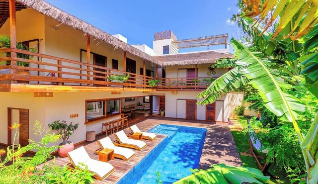 Deluxe Villa Luz Do Mar, rooftop Jacuzzi, sea view in Jijoca de Jericoacoara