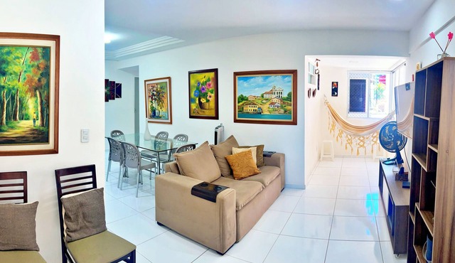 DF102 | Apartment with 3 suites, 150m from Kanoa PontaVerde in Maceió