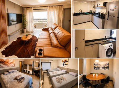Duplex Moderno 2 Suites no Coração do Centro - Avenida Principal! Ar nas 02 Suítes! Comporta até 06 Pessoas
