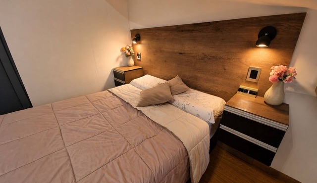 Duplex with view of the Beagle, ideal to rest after trekking.
