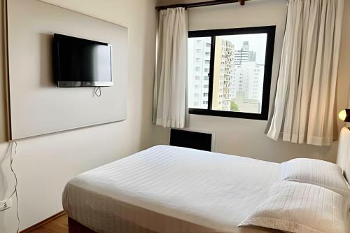 ENB1093 Ótimo Flat no Centro de SBC para até 4 pp