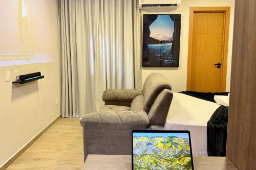 Flat 02 Cinema com Projetor e Enxoval de Hotel in São Paulo