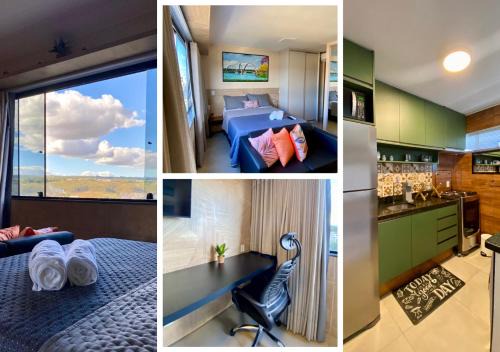 Flat Lago Norte com Vista Livre Nascente - Condomínio Piscina, Estaciomento e Portaria 24h - Cozinha Completa e Wi-Fi 400mbps in Brasília