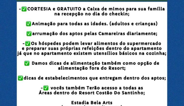 FLATS HOME Dentro do Resort Costão do Santinho até 5 hóspedes NÃO É ALL INCLUSIVE