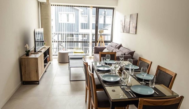 Four rooms, two bedrooms apartment