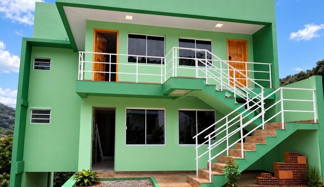 Fully equipped studio apartment for up to 2 adults and 1 child, 1200 meters from JBS.