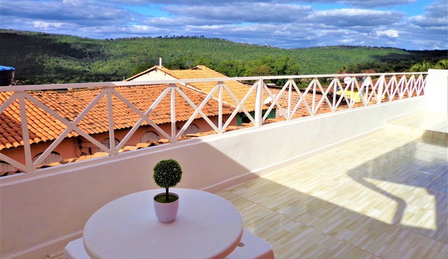 Great house for vacation rental in Lençóis, with views of the city and the mountains. in Lençóis