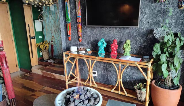 Java Themed Loft. With a spectacular view. in São Paulo