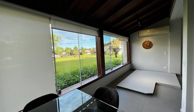 Located opposite the Fasano Hotel, beach and marina.