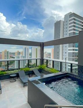 Loft Confortável e Elegante com Quarto Fechado in Campo Grande