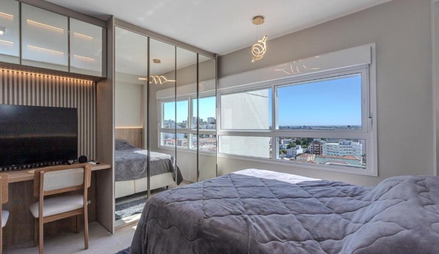 Loft Moderno Cyrela Connect Por do Sol vista Guaiba 14º