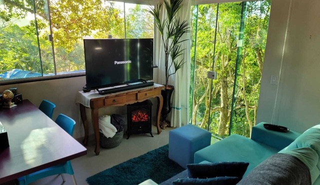 Loft surrounded by nature in the center of Porto Belo.