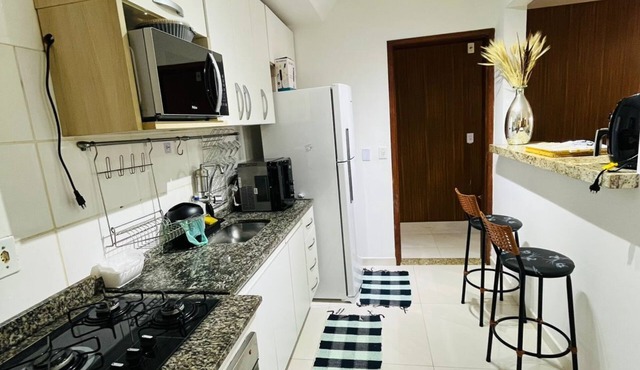 Luxury apartment in a gated community with a club.