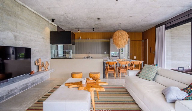 Modern House With Pool Next to Surfland Roi00 in Garopaba