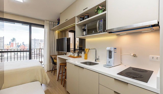 Modern Studio with a View in Downtown Curitiba - Luxury in Curitiba